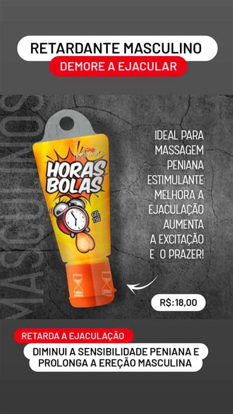 Prolongador de Ereção Horas Bolas Fruto Proibido Sex Shop Online