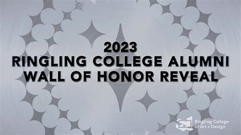 Alumni Wall Of Honor 2023 Youtube