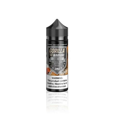 Gorilla Warfare Ejuice 308 Reloaded Ice 120ml Blackout Vapors