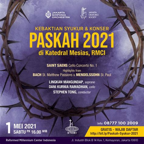 Kebaktian Syukur And Konser Paskah 2021 Gereja Reformed Injili