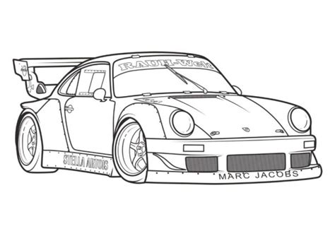 Dibujos de Porsche para colorear descargar e imprimir Colorear imágenes