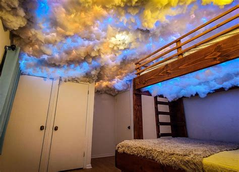 Cloud Ceiling Lighting DIY Kit Lightning Thunder Rain Etsy