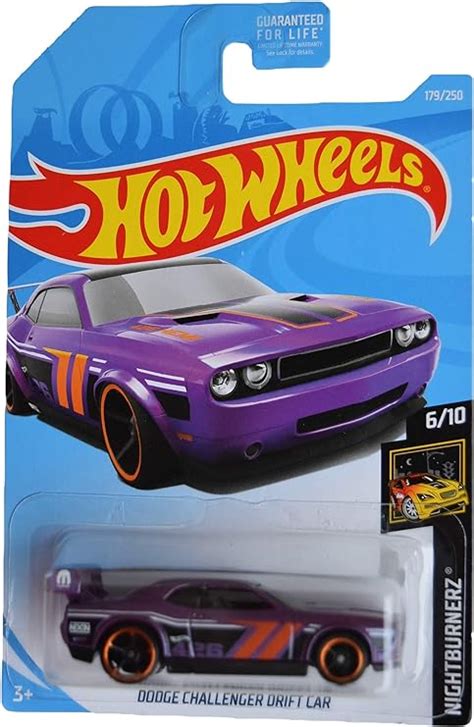 Hot Wheels Fast Furious Dodge Challenger Drift Car Lime Black