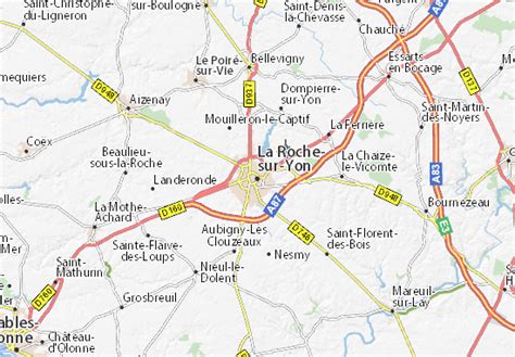 MICHELIN La Roche-sur-Yon map - ViaMichelin