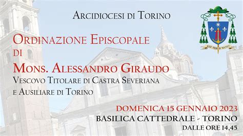 15 GENNAIO 2023 ORE 14 45 Ordinazione Episcopale Di S E R Mons