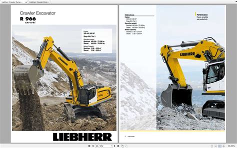 Liebherr Crawler Excavator R Litronic Operator S Manual