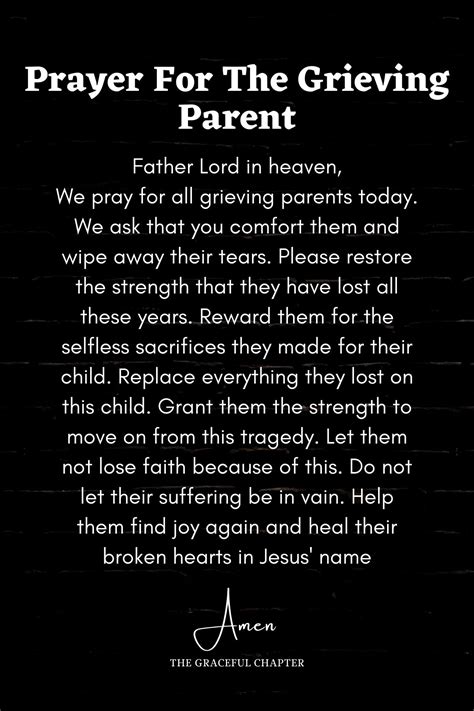 9 Short Comforting Prayers For The Grieving - The Graceful Chapter