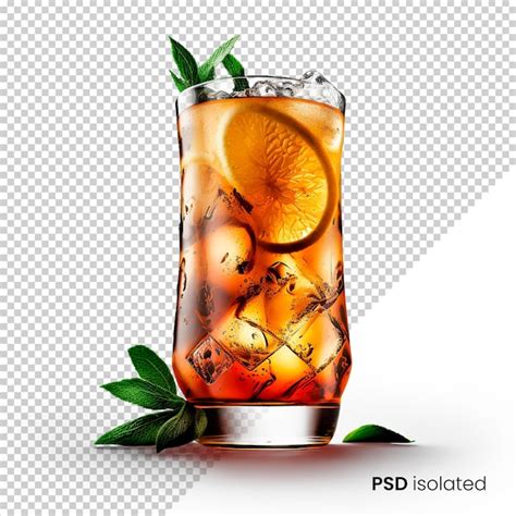 Ch Gelado Isolado Em Fundo Transparente Psd Premium