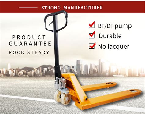 Light Duty Df 20 Holder Fork Lifter Ac Pump Warehouse Hydraulic Trolley