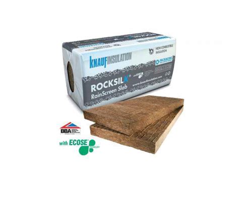 KNAUF INSULATION ROCK MINERAL WOOL ROCKSILK RAINSCREEN SLAB