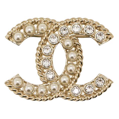 Broche Chanel CC occasion certifiée authentique