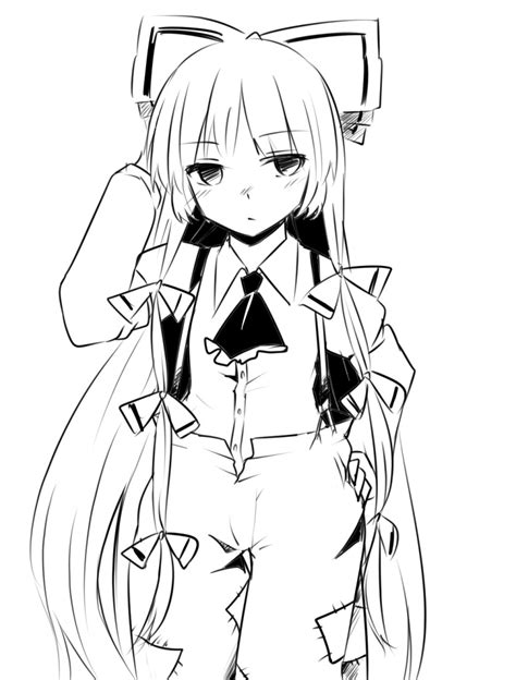 Safebooru 1girl Arm Up Ascot Bangs Blush Bow Buttons Closed Mouth Collared Shirt Eyebrows