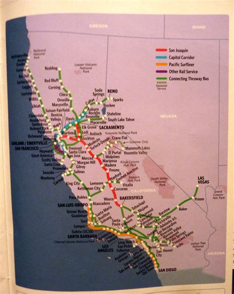 Amtrak California Map Flickr Photo Sharing