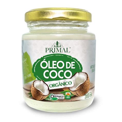 Óleo de Coco Orgânico Extra Virgem 200ml Guimarães Alimentos