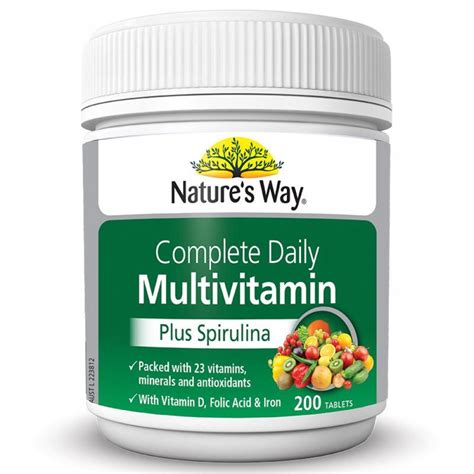 Natures Way Complete Daily Multivitamin 200 Tablets Vitamins Minerals