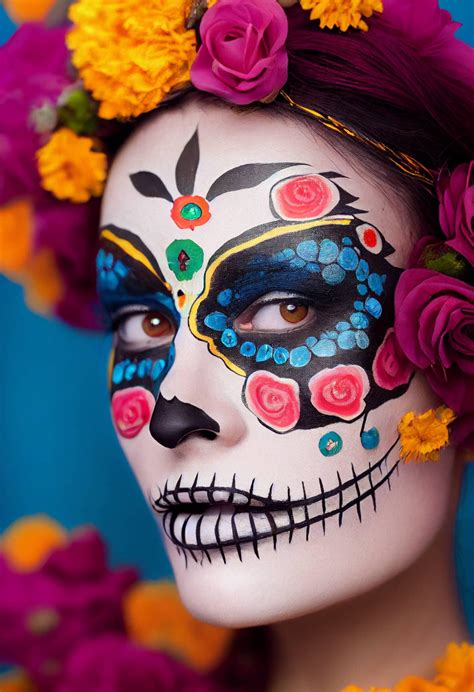 Dia De Los Muertos Face Painting Examples