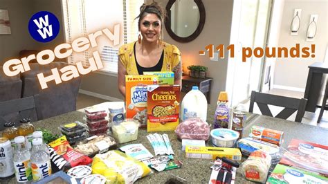 Ww Grocery Haul For Weight Loss Over Pounds Lost New Food