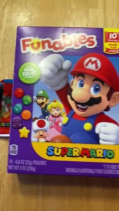 Super Mario Funables Fruit Snacks Video Dailymotion