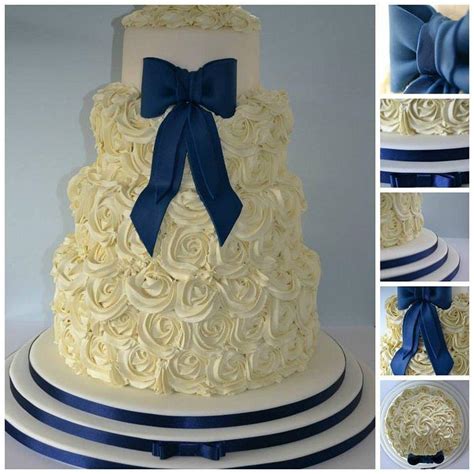 Tier Rose Swirl Wedding Cake Decorated Cake By Amae Cakesdecor