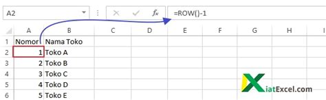 Cara Cepat Membuat Nomor Urut Di Excel Hingga Ribuan Kiatexcel