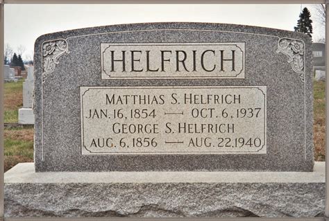 George S Helfrich 1856 1940 Memorial Find A Grave