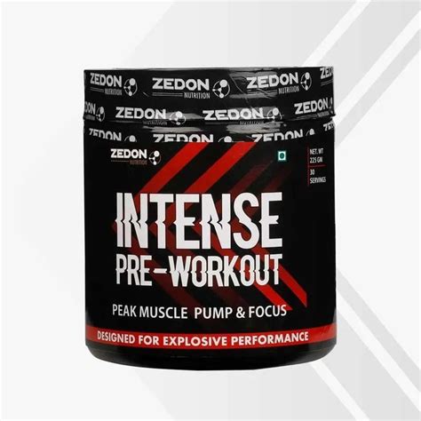 Intense Pre Workout Energy & Performance 225 Gms at ₹ 1999/piece | Nashik | ID: 24279861130