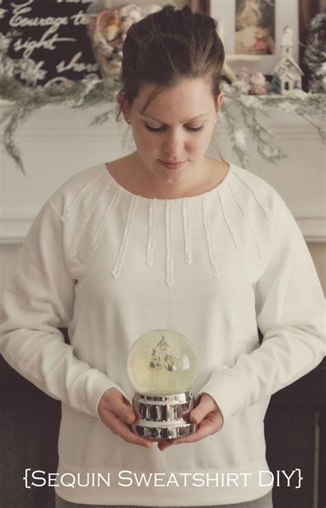 Sequin Sweatshirt Diy