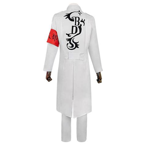 Tokyo Revengers Tokyo Manji Gang White Uniform Outfits Cosplay Costume