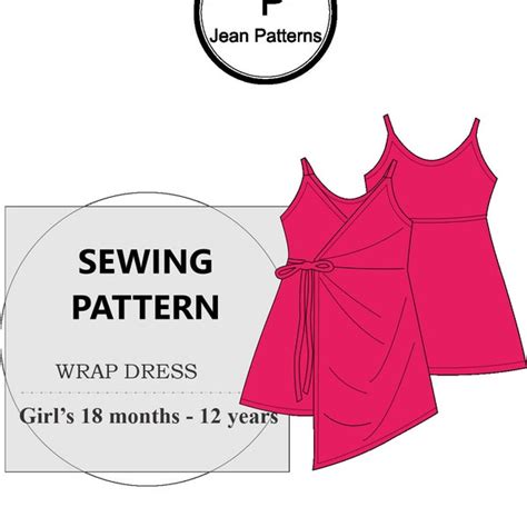 Wrap Dress Sewing Pattern Etsy