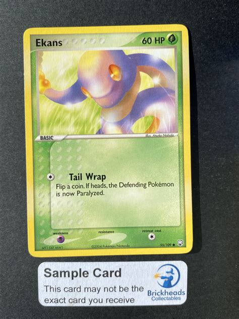 Ekans 55 109 Common Team Rocket Returns Pokemon Card Values MAVIN