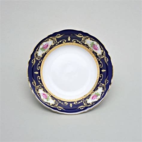 Bowl Cm Sonata Cobalt Blue Rose Leander Leander