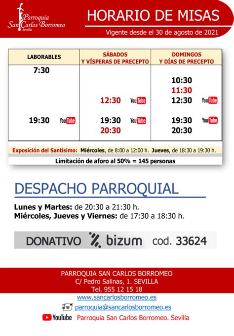 El Lunes De Agosto Volveremos Al Horario Habitual De Todo El A O