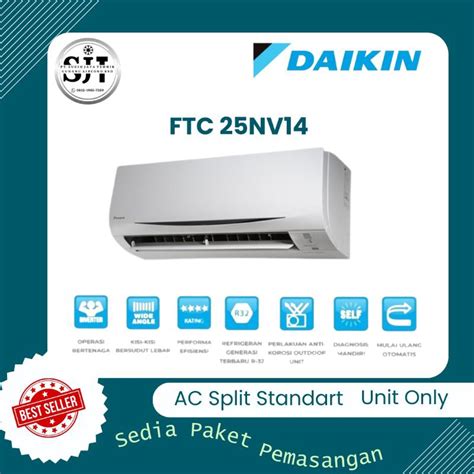 Jual Ac Daikin Standart Thailand Pk Ftc Nv Ac Split Freon R Unit