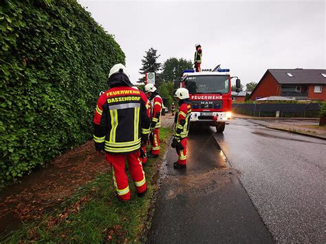 Feuerwehr Dassendorf Überflutung Graben TH K 00