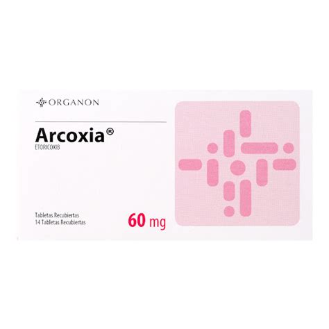 Arcoxia Etoricoxib 60 Mg Msd Caja X 14 Tabletas