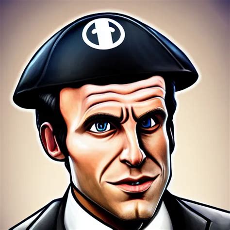 Emmanuel Macron Portrait As A Fortnite Character Stable Diffusion