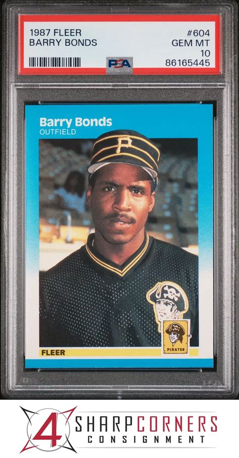 Barry Bonds Fleer Base Price Guide Sports Card Investor