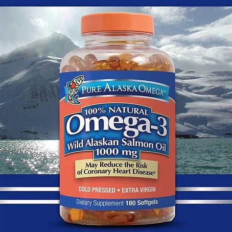 Pure Alaska Omega Wild Alaskan Salmon Oil Cold Water Purified Fish