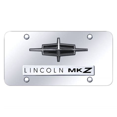 Autogold D Mkz Cc Chrome License Plate With D Chrome Mkz Logo And