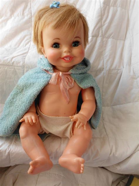 Adorable Ideal Tubsy Baby Doll Original Terry Cloth Towel Vinyl Jointed