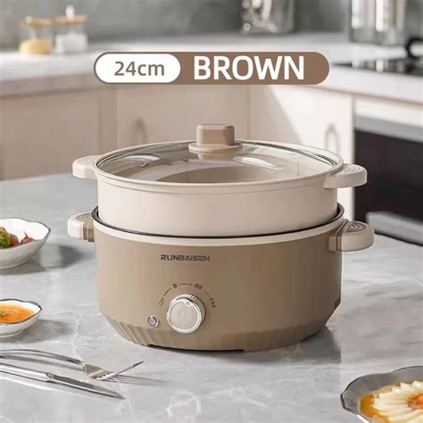 L Capacity Non Stick Multi Cooker Multifunctional Electric Cooker With Steamer Electric Hot Pot
