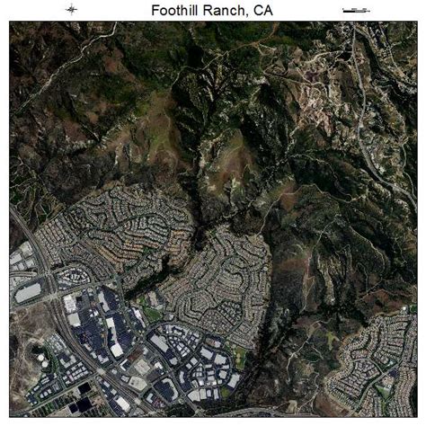 Aerial Photography Map of Foothill Ranch, CA California