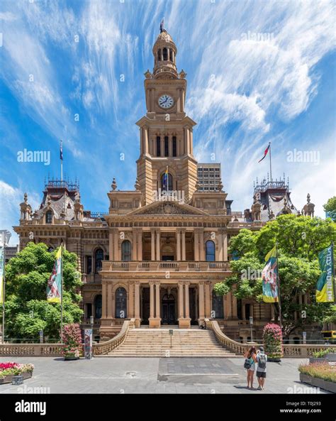 Sydney Town Hall, Sydney, Australia Stock Photo - Alamy | Town hall ...