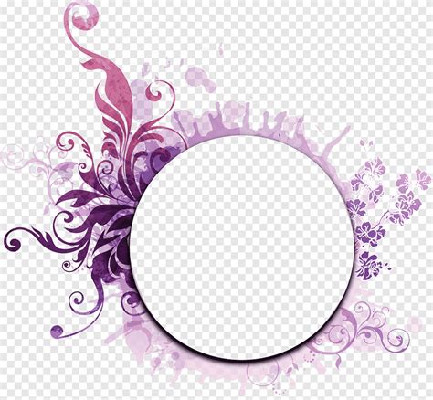 Circulo flor pastel púrpura Violeta png PNGEgg