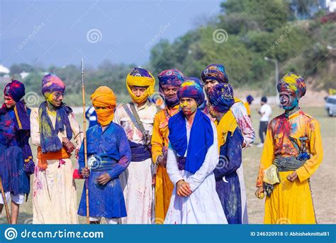 Hola Mohalla Festival Celebration By Sikh People At Anandpur Sahib