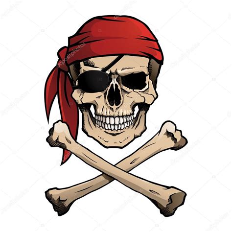 Pirate Skull And Crossbones Vector