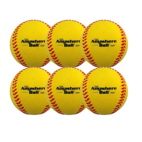 The Anywhere Ball Baseball Softball Foam Training Ball Batting Practice