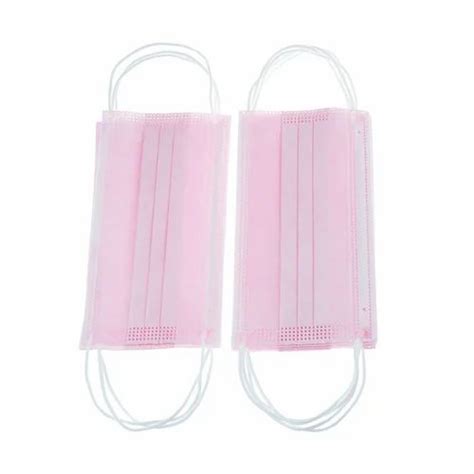 Number Of Layers Layer Pink Non Woven Face Mask At Rs In Vasai