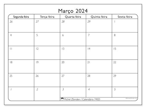 Calendário Março 2024 74 Michel Zbinden PT