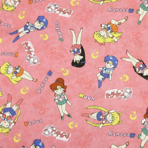 Sailor Moon Fabric Usagi Tsukino Fabric Cartoon Anime Cotton Etsy